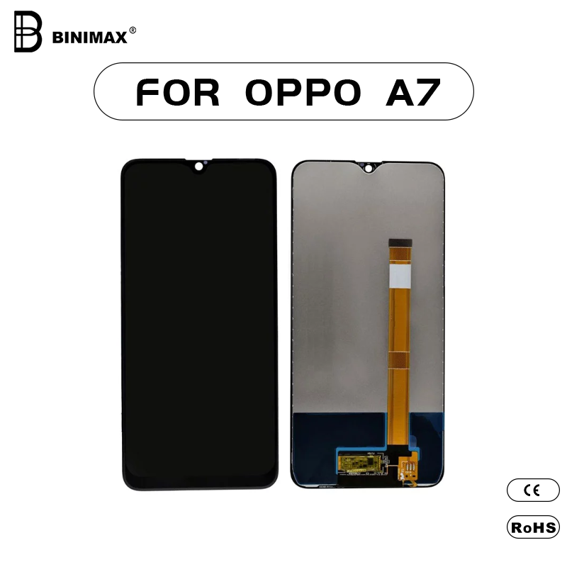 Mobiiltelefoni LCD ekraani BINIMAX- i asendusekraan OPPO A7 mobiiltelefonile