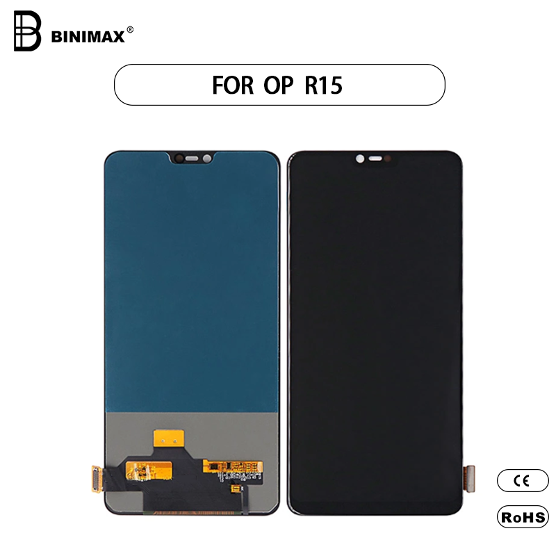 Mobiiltelefoni TFT LCD ekraanide komplekt BINIMAX- i kuva OPPO R15 jaoks