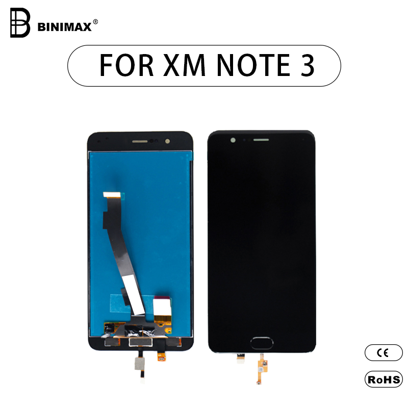 Mobiiltelefoni LCD ekraani BINIMAX asendusekraan MI NOTE3 mobiiltelefoni jaoks
