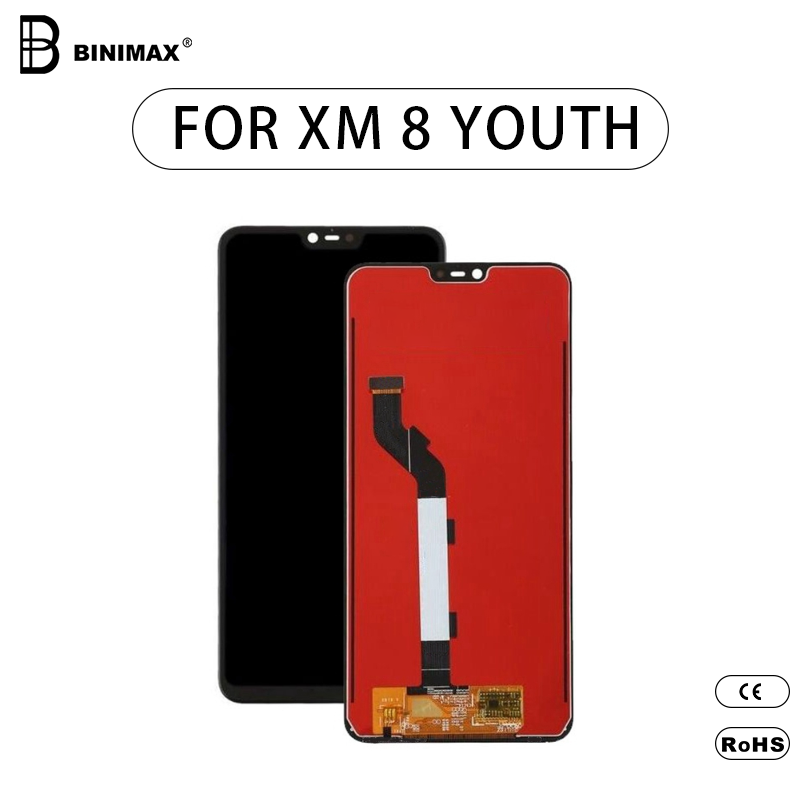 MI BINIMAX Mobiiltelefoni TFT LCD ekraanikoostu kuvar mi 8 noorte jaoks